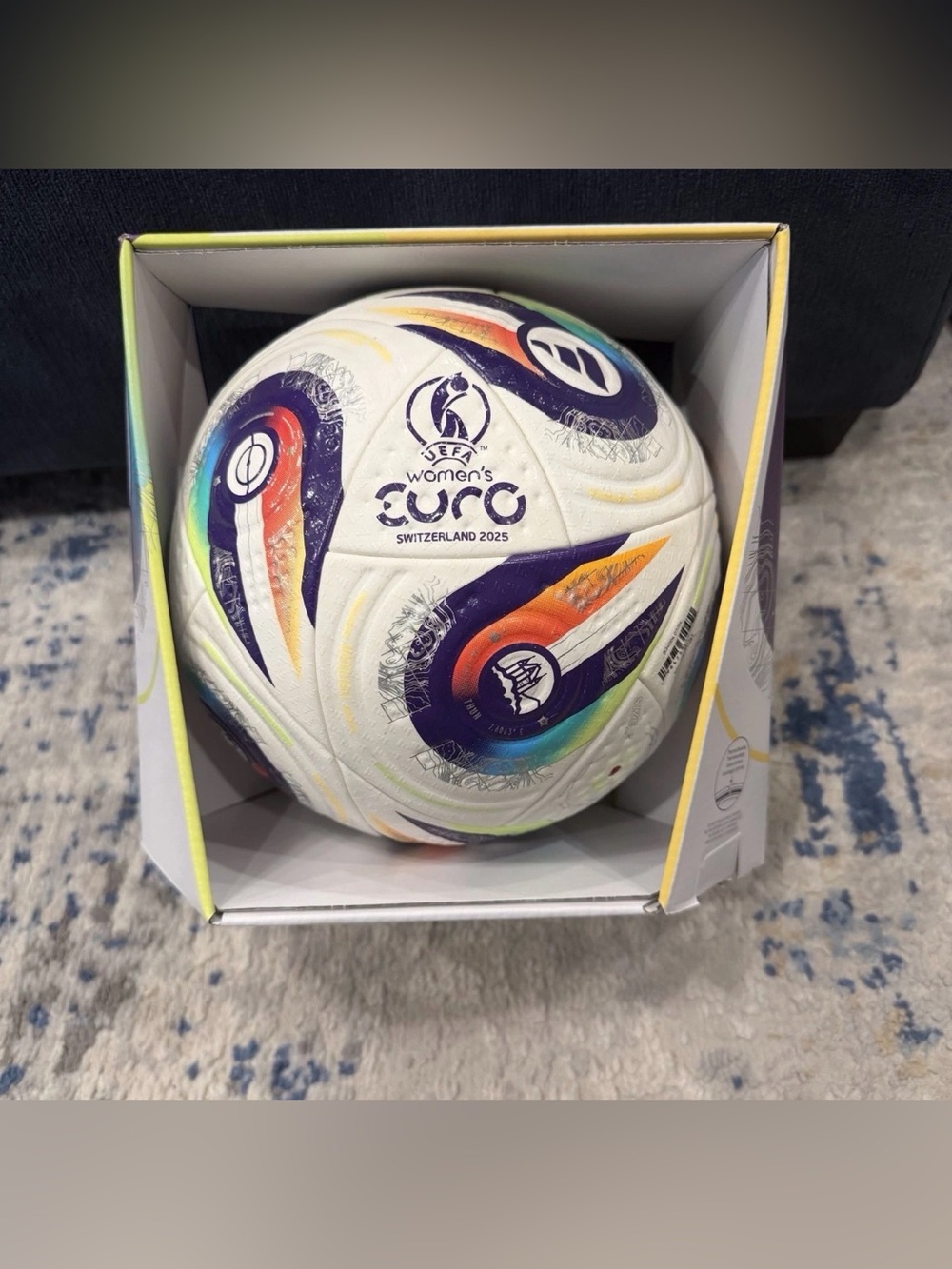 adidas UEFA Womens Euro 2025 Official Pro Soccer Ball JH1261 Size 5